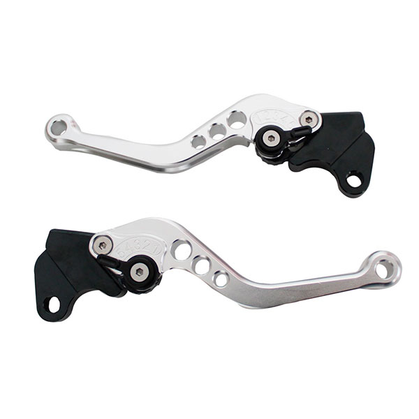 Juego Manijas Decorativas Aluminio Ir Yamaha Ybr Plata Refacciones Para Motos Lucamoto Mx